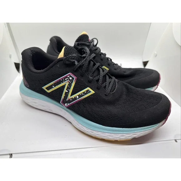 Size 11- New Balance Fresh Foam 680v7 Black Surf Women's Running Shoes - Picture 1 of 8
